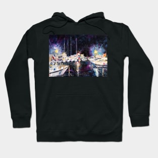 Harbor Lights of Empuriabrava Hoodie